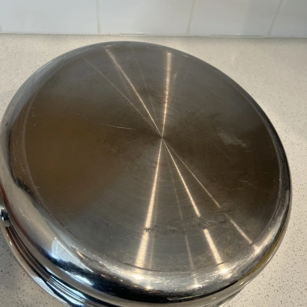 All-Clad Stainless Steel Sauté Saucepan 3 Quart 11 inches 3-ply Two Handle READ